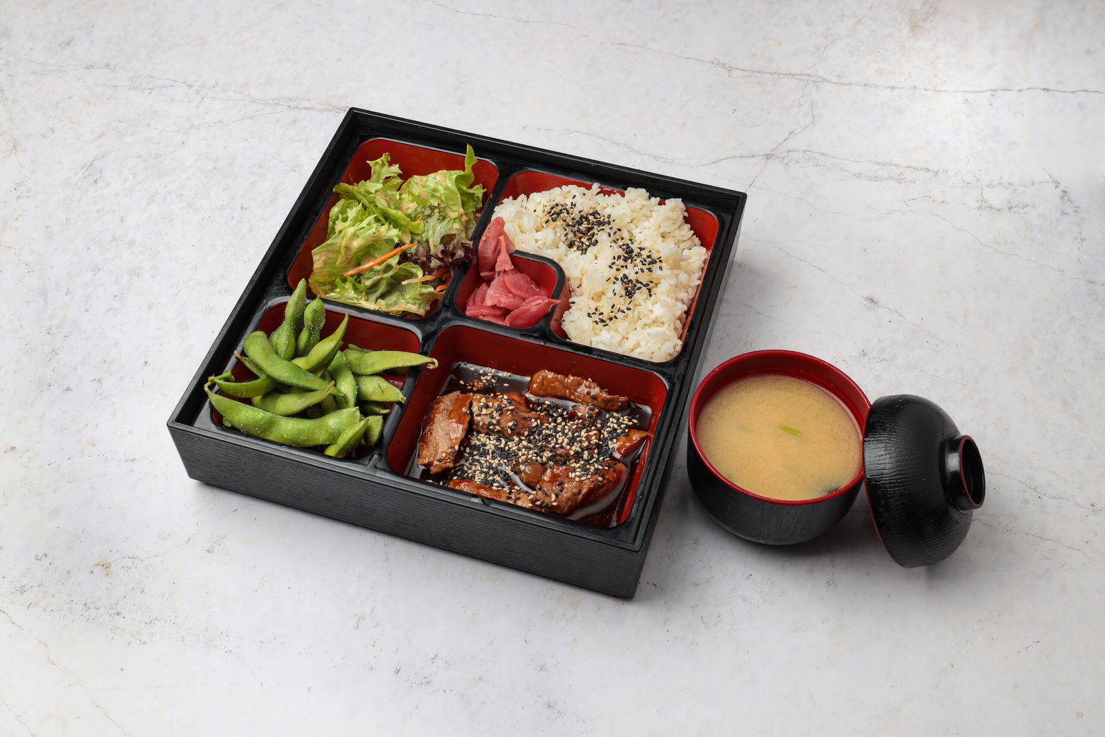 Steak bento